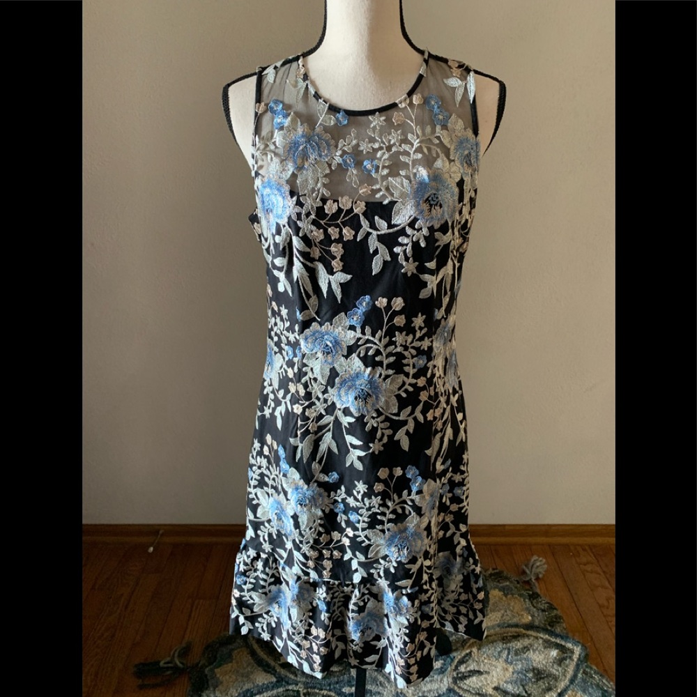 WHBM floral lace dress